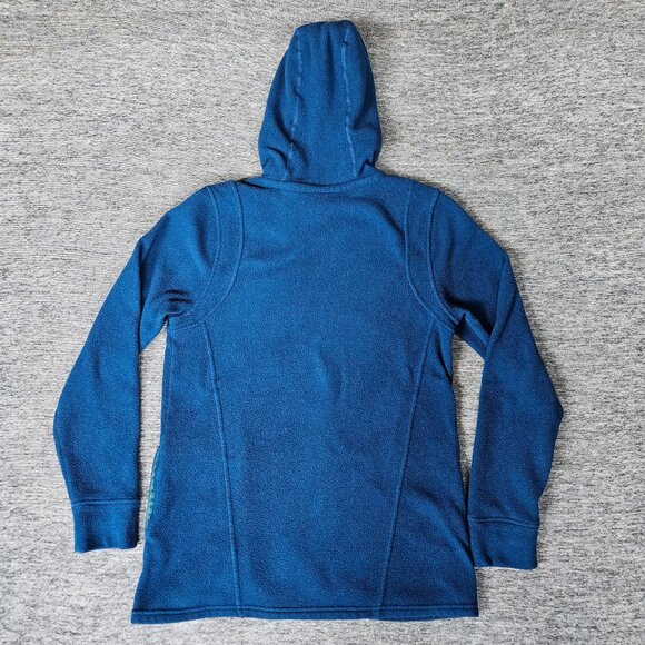 Toad & Co Women’s Small Lookout Fleece Hoodie Blue Telluride Heritage Collection - Picture 2 of 11